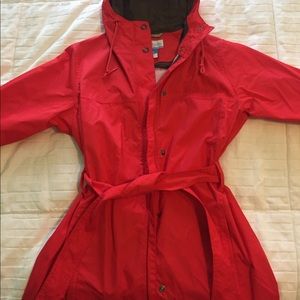 Columbia rain coat size medium